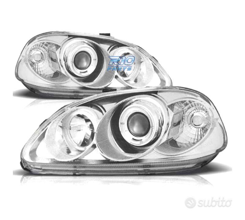 Subito - RICAMBI DIECI - FARI HONDA CIVIC 99-01 ANGEL EYES FONDO ...