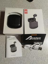 Auricolari bluetooth Soicear J80 Aosien nere