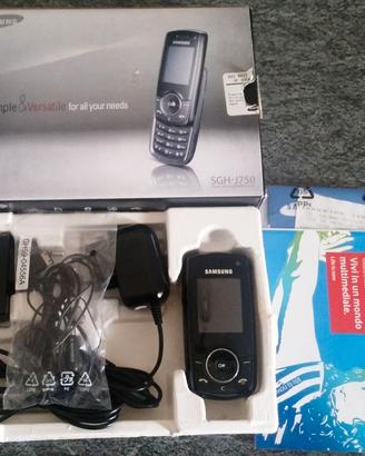 Samsung SGH-J750 UMTS slide nero
