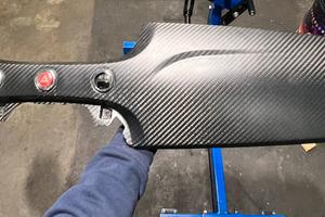 Cruscotto in carbonio Abarth 500