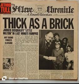 Jethro Tull – Thick As A Brick. Vinile. 1 ed.1972