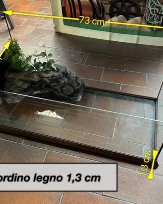 Aquario/terrario per tartaruga acqua o terra