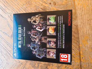 Metal Gear Delta Snake Eater Sneaking pack DLC Ps5