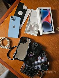 iPhone 14 256GB + Cover + Accessori