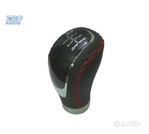 MANOPOLE CAMBIO TIPO AUDI CON CUCITURE ROSSE