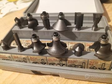 Set di 12 frese per legno