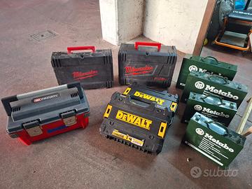 Valigie porta attrezzi Milwaukee, Metabo, De walt