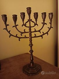Menorah bronzo fine 800