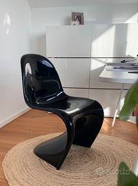 VITRA 2 Verner Panton S in Resina nera PERFETTE