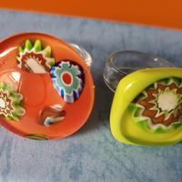 Anelli con murrine sommerse 