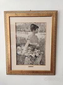 Quadro vintage stile 800 "La Primavera".