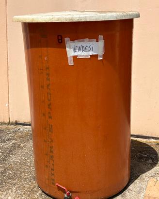 Cisterna serbatoio per olio o vino