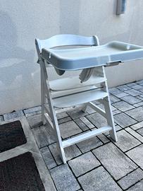 Seggiolone pappa in legno Hauk