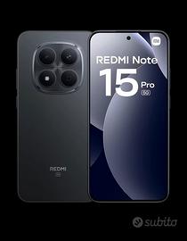 Xiaomi Redmi Note 15 Pro 5G 8GB-256GB nero 6,83" A