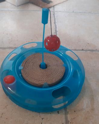 Gioco per gatti – Tiragraffi con palline