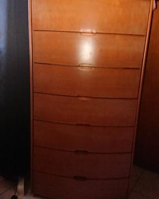 CASSETTIERA SETTIMINO IN LEGNO 7 CASSETTI