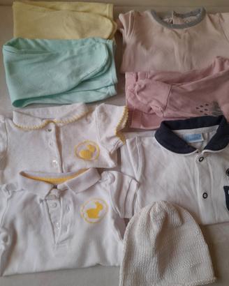 abbigliamento per neonati 1-3 mesi primav-estate