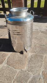 Contenitore per olio 50 lt in acciaio inox