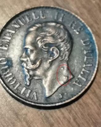 moneta da 1 centesimo 1867