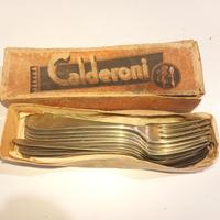Servizio posate cucchiai forchette Calderoni Milan