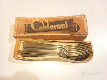 Servizio posate cucchiai forchette Calderoni Milan