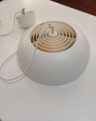 Ikea NYMÅNE Lampada a sospensione, bianco, 40 cm