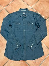Camicia uomo denim scuro Alea Traveller - Tg 40