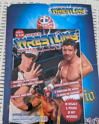 Rivista Super Wrestling World  Poster Rey Mysterio
