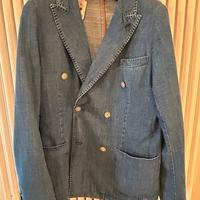Giacca in jeans doppiopetto tg. 52