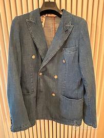 Giacca in jeans doppiopetto tg. 52