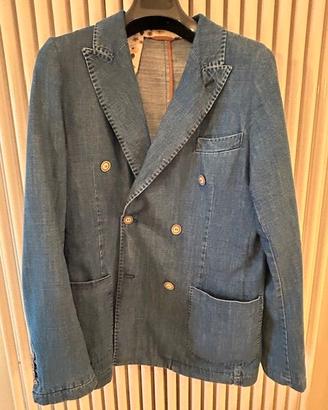 Giacca in jeans doppiopetto tg. 52