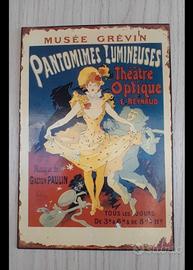 Targa metallica effetto Viintage Come nuova. 