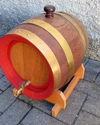 Botte in legno per birra e liquori da 10 litri Vin