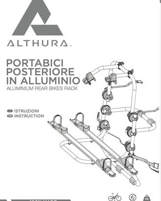 Portabici posteriore Tweak E-Bike 2 Black Edition