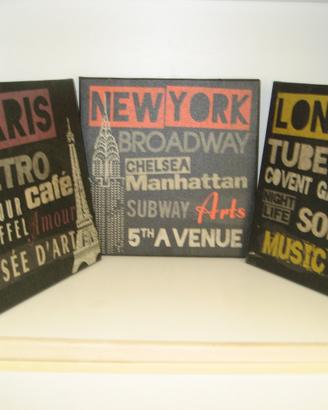 Quadri ikea Londra Parigi New York