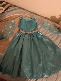 vestito carnevale elsa frosen