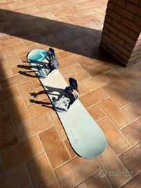Snowboard Rossignol 145cm attacchi Drake