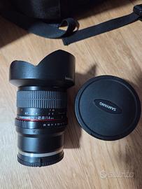 obiettivo samyang 14 mm F 2.8 sony e