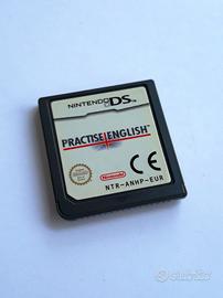 Gioco quiz Practise English Inglese Nintendo DS