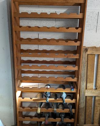 Scaffale porta vino per 91 bottiglie