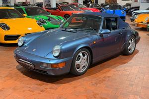 PORSCHE 964 Cabrio-Baltic Blu-Pelle Blu-Capote B