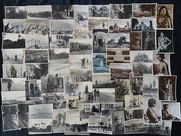 COLONIE 128 FOTO/CARTOLINE D'EPOCA ORIGINALI RARE