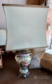 Lampada ceramica vaso dipinto