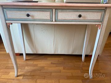 Scrivania  96x36 stile  fiorentino chabby