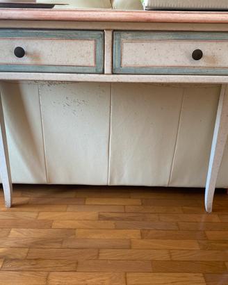 Scrivania  96x36 stile  fiorentino chabby