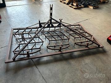 Erpice a denti 3 Sezioni Livellanti Cm 280