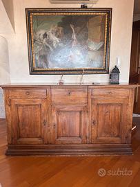 Credenza antica in legno di noce 