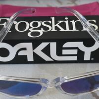 Oakley Frogskins Crystal Clear Prizm Sapphire