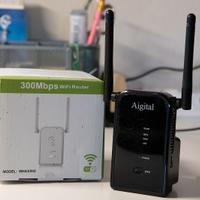 Ripetitore wi-fi 300 Mbps per fibra e adsl