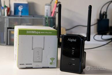 Ripetitore wi-fi 300 Mbps per fibra e adsl